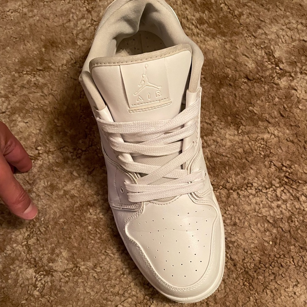 Jordan 1 lows all white!